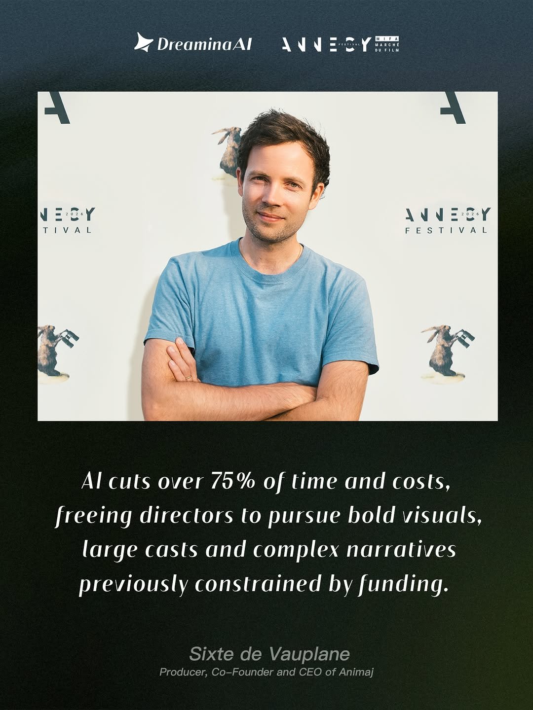 dreamina_ai 게시물 이미지: In Annecy, we saw the present and future of AI...