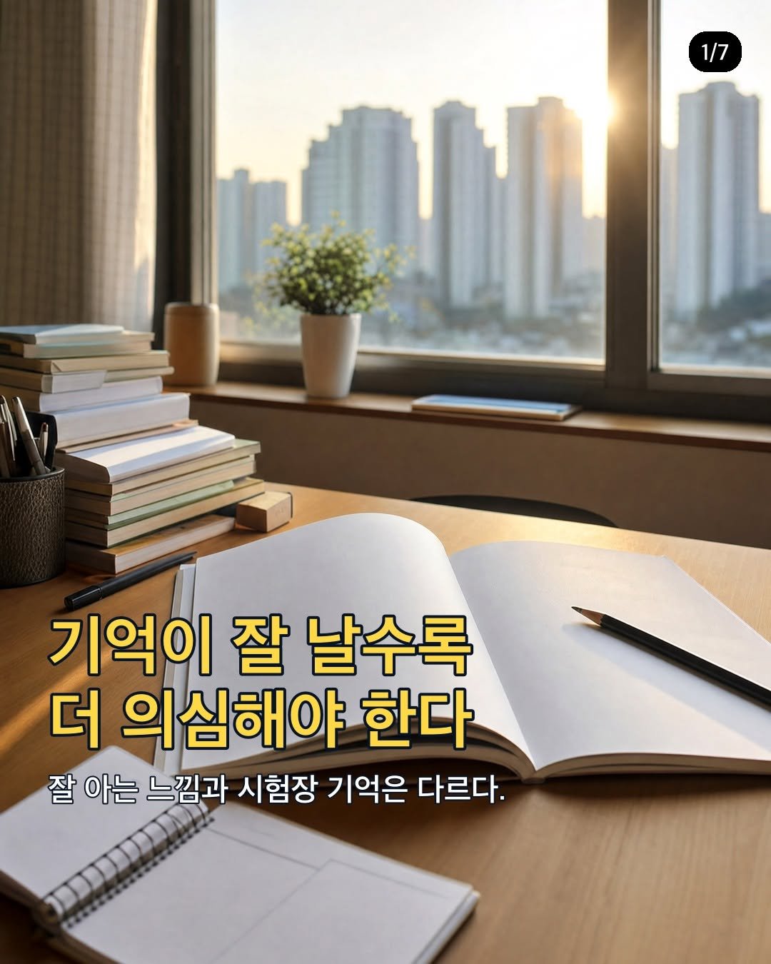 dreamschoolyk 게시물 이미지: 기억이 난다고 착각하는 순간,
시험장에서 가장 먼저 흔들린다.

책을 볼 때 “아는...