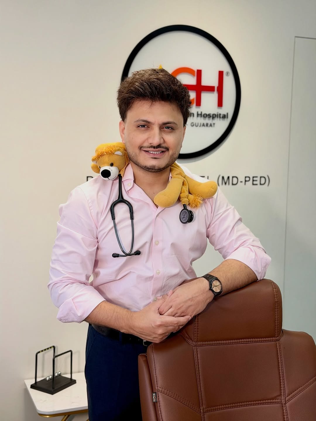 Photo by DR IMRAN S PATEL on October 06, 2025. May be an image of 1 person, stethoscope, hospital, office and text.