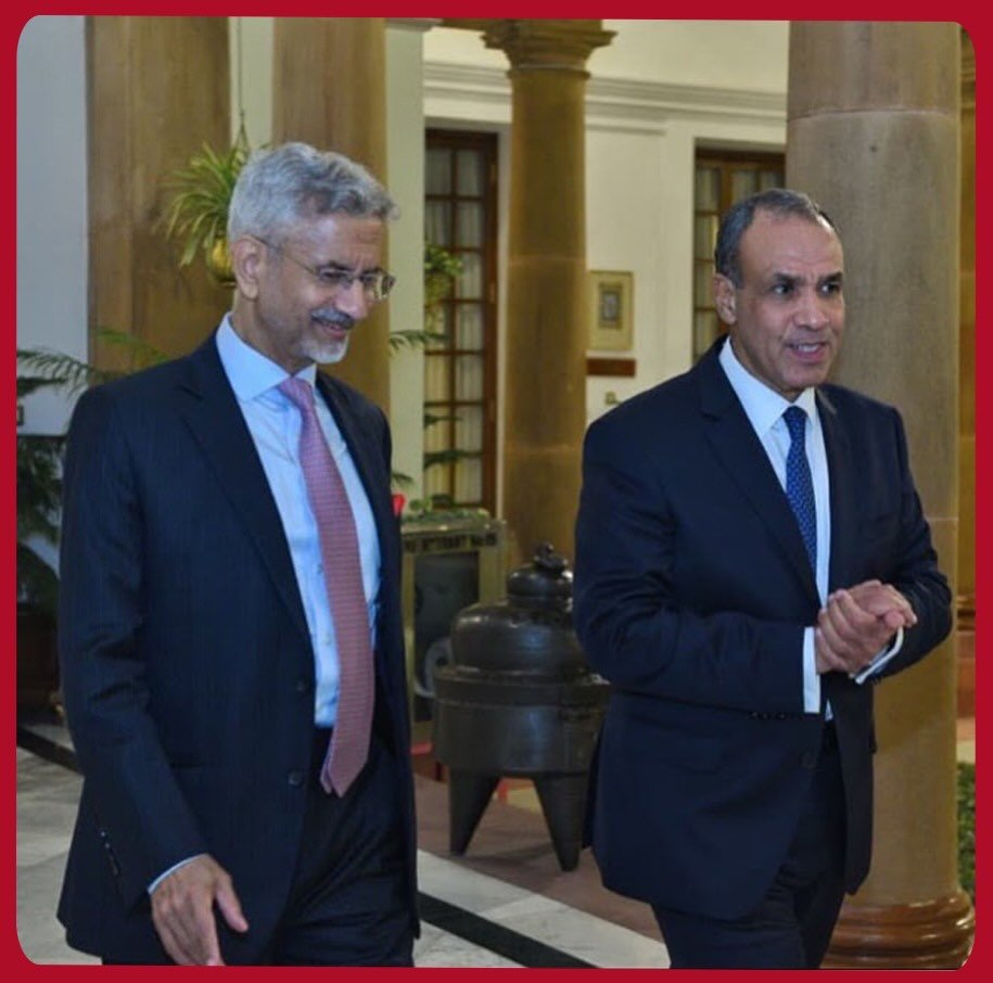 drs.jaishankar 게시물 이미지: Warm greetings to FM Dr. Badr Abdelatty, the...