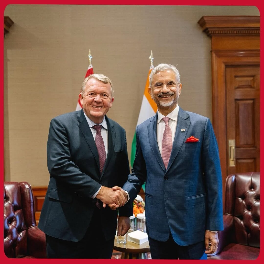 drs.jaishankar 게시물 이미지: Warm greetings to FM Lars Løkke Rasmussen, the...