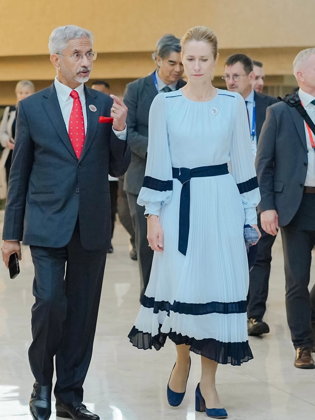 drs.jaishankar 게시물 이미지: Good to catch up with EU HRVP @kajakallas...