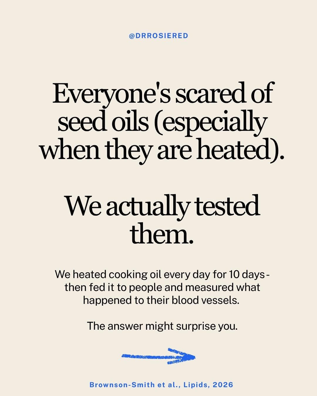 drsarahberry 게시물 이미지: Everyone's scared of heated seed oils. We...