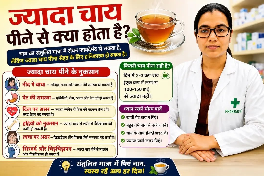 drx_sonu2028 게시물 이미지: ज्यादा चाय पीने से क्या होता है#healthtips...