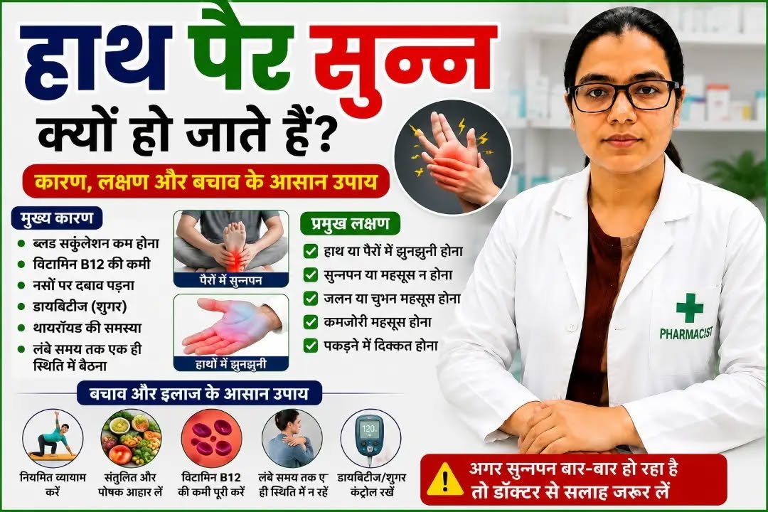 drx_sonu2028 게시물 이미지: हाथ पैर सुन्न क्यों हो जाते हैं