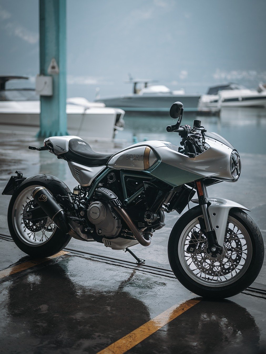 Photo by Ducati Motor Holding on February 15, 2026. May be an image of motorcycle, scooter and text.