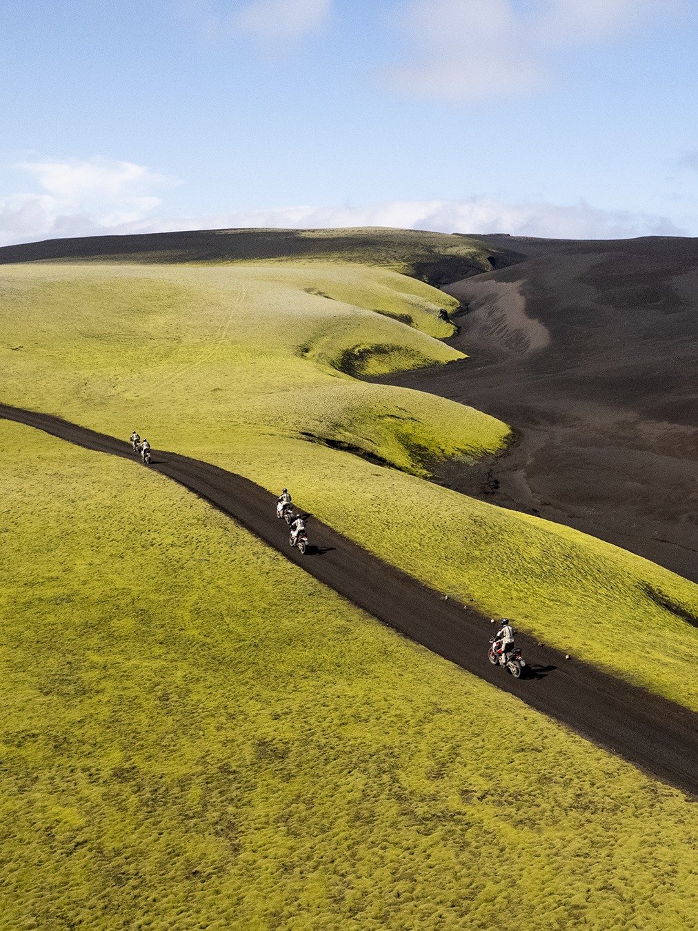 Photo by Ducati Motor Holding on February 17, 2026. May be an image of crater, road, grass and text.