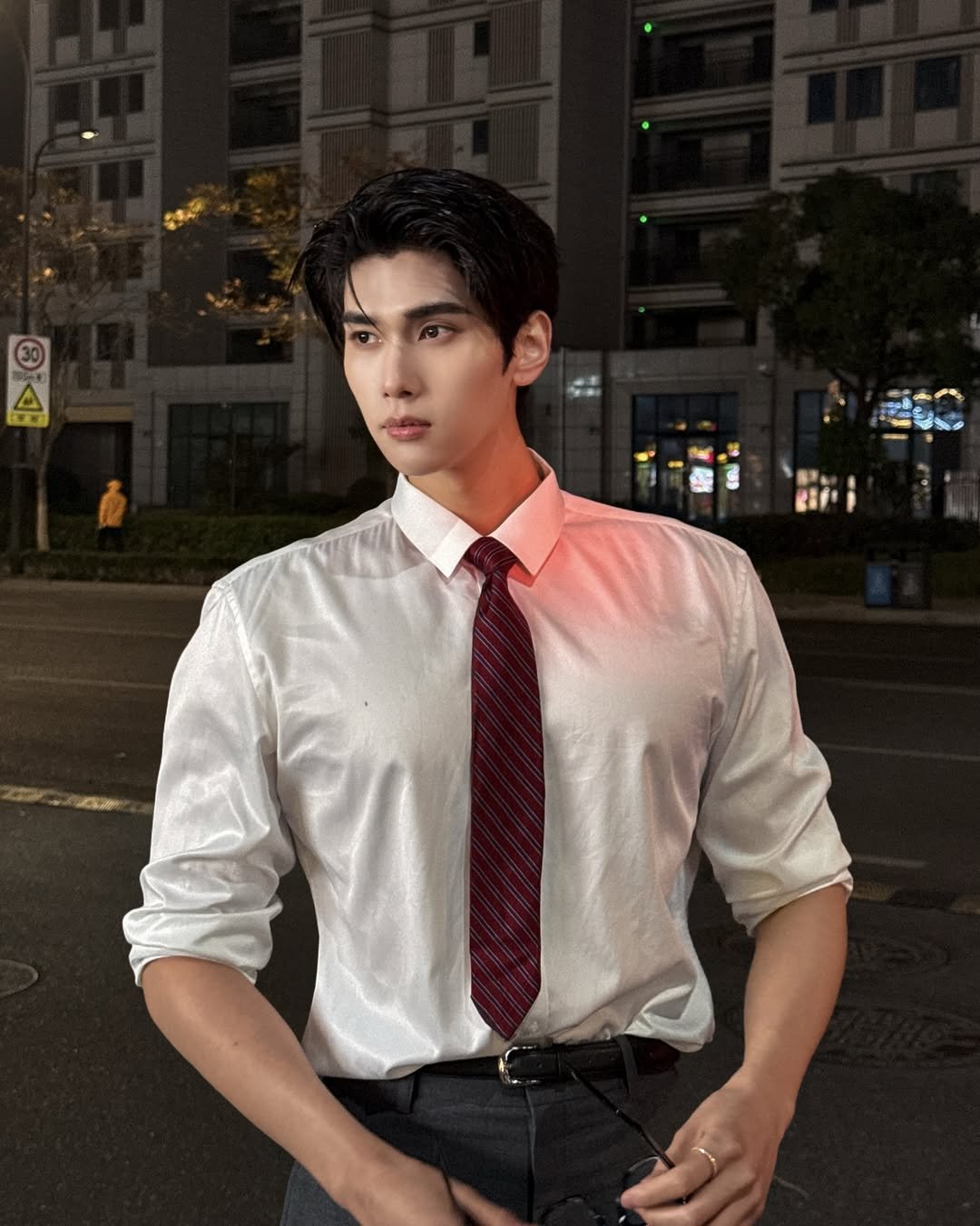 Photo by Dunk Natachai B. on November 23, 2025. May be an image of bolo tie, suit and text.