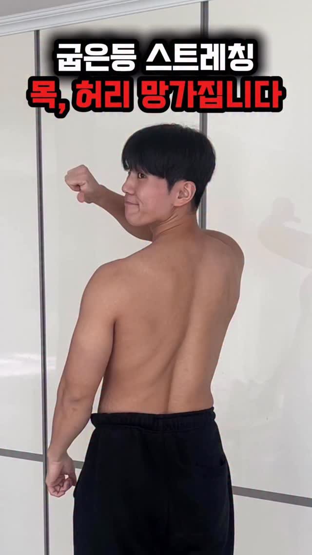 dynamic__force__ 게시물 이미지: 굽은등 스트레칭 모르면 목, 허리 망가집니다‼️
-
-
-
✅매일 올라오는 운동...