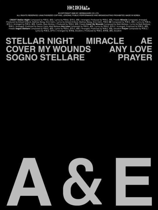 eanakim 게시물 이미지: 그간에 발매된 곡들

1. 박효신 : AE, Any Love, Stellar...