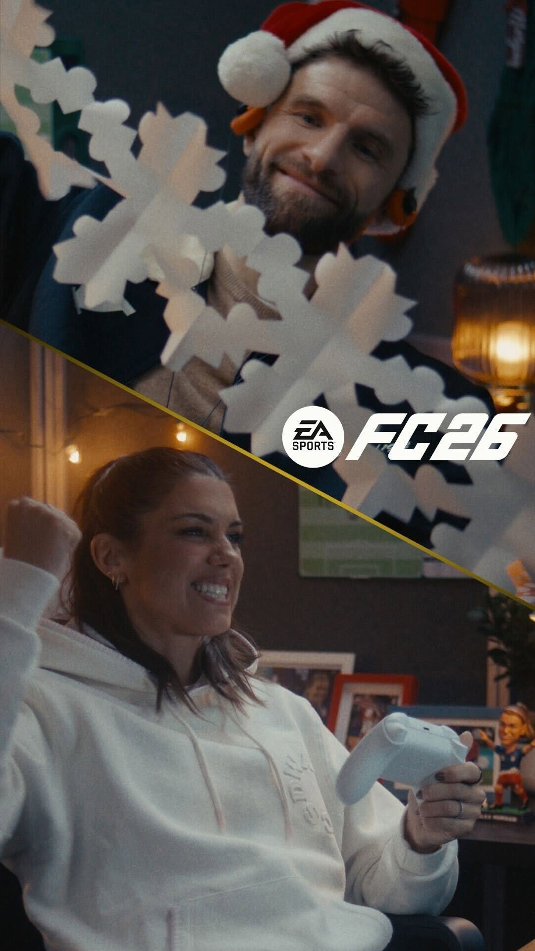 easportsfcde 게시물 이미지: Die Feiertage stehen an. Zeit für #FC26.

Ab ins Game.