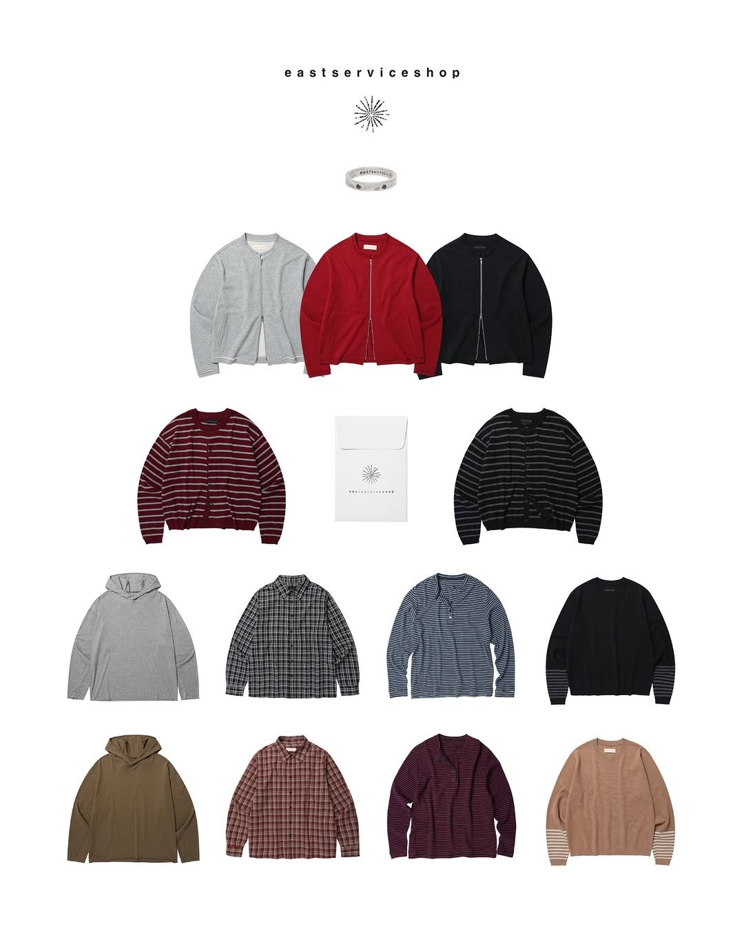 eastserviceshop 게시물 이미지: : 26S/S Product List - 1st Drop

- Natural Cut...