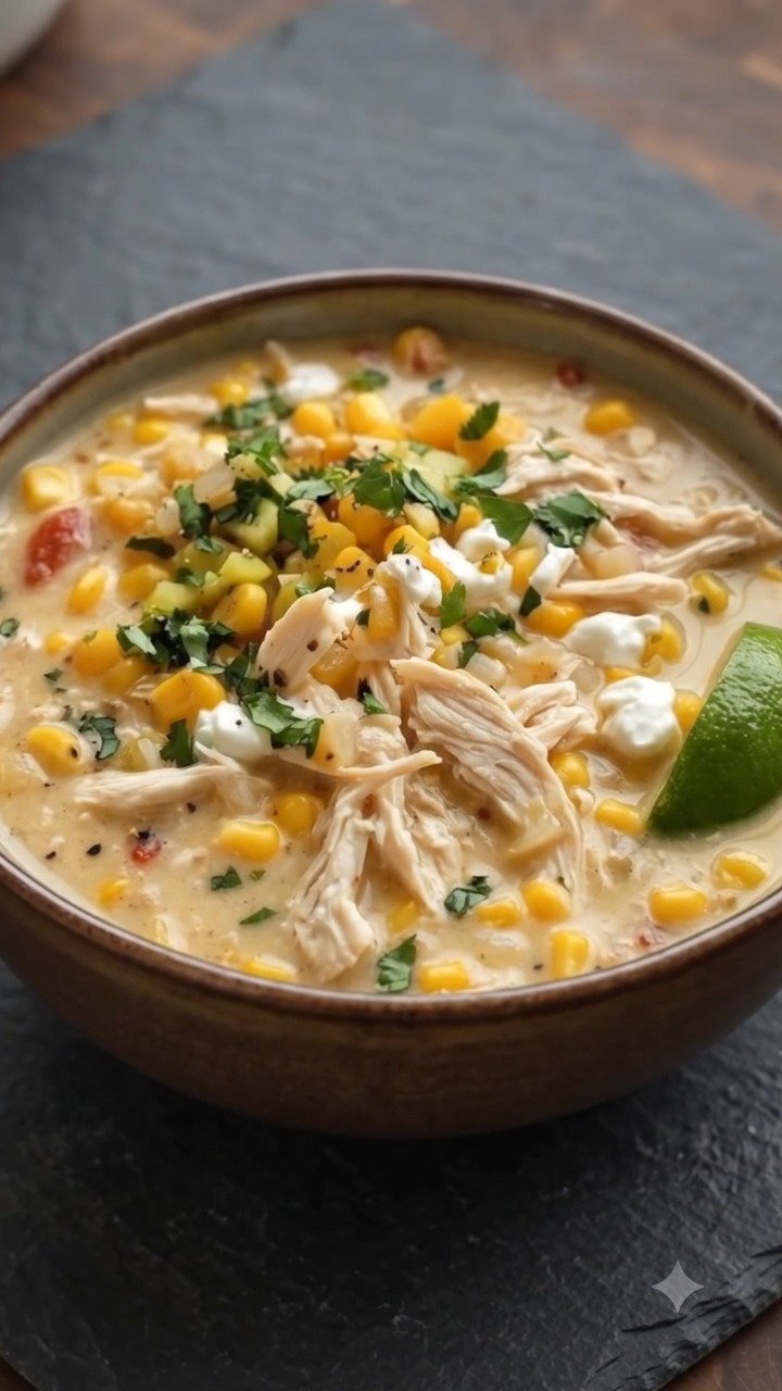 easymediterranean_recipes 게시물 이미지: Creamy Chicken Corn Chowder
Ingredients:
1 lb...