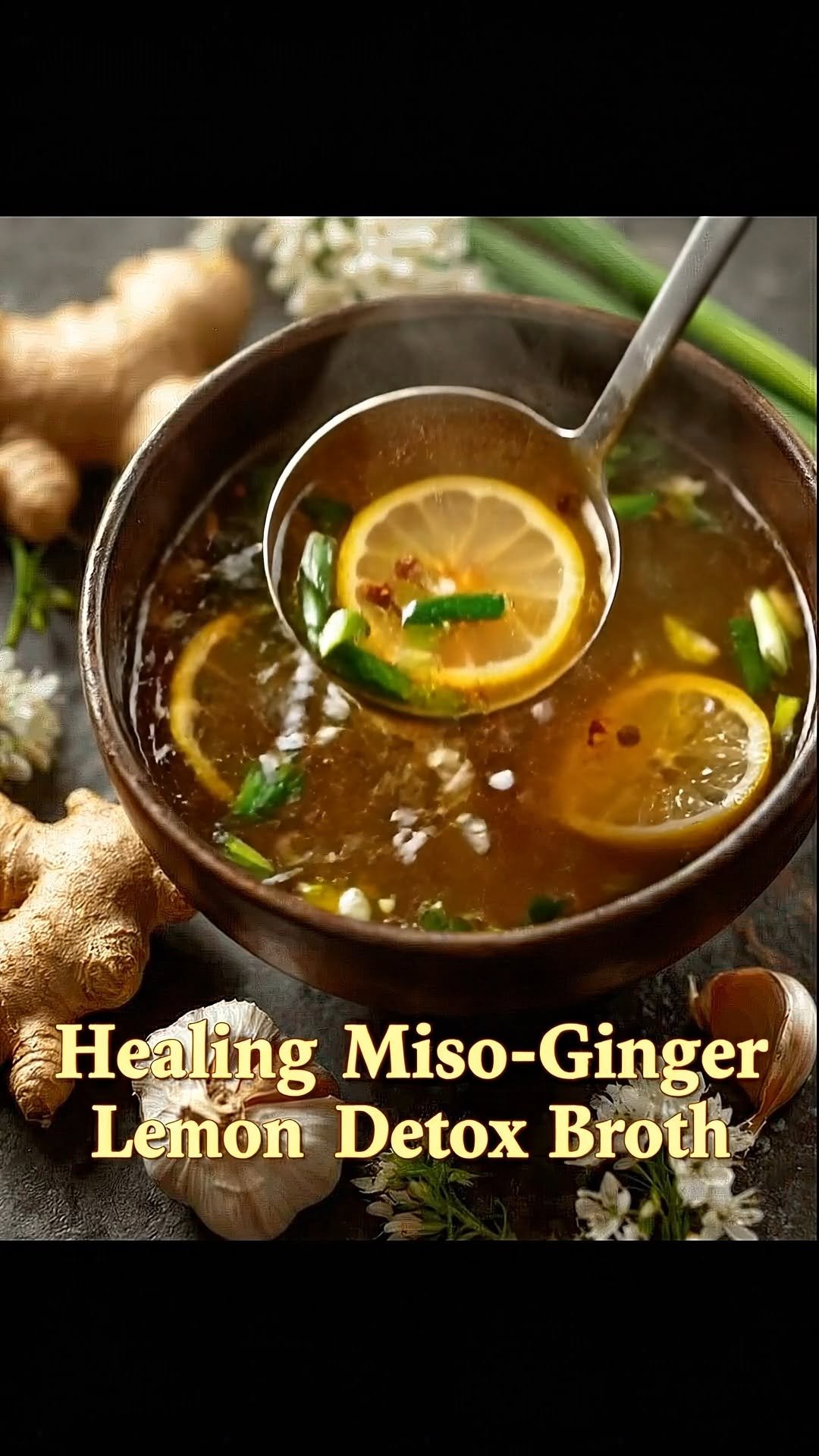 easymediterranean_recipes 게시물 이미지: Healing Miso-Ginger Lemon Detox Broth: A...