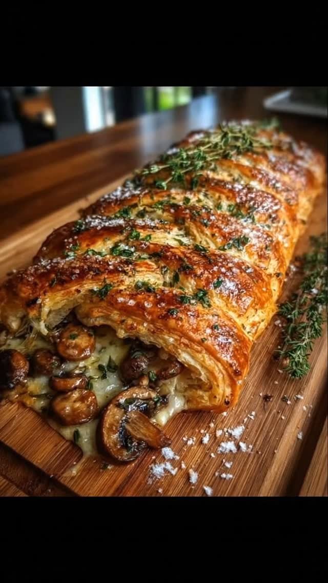 easymediterraneanrecipes 게시물 이미지: RECIPE>>>> Herbed Mushroom & Gruyère Pastry...