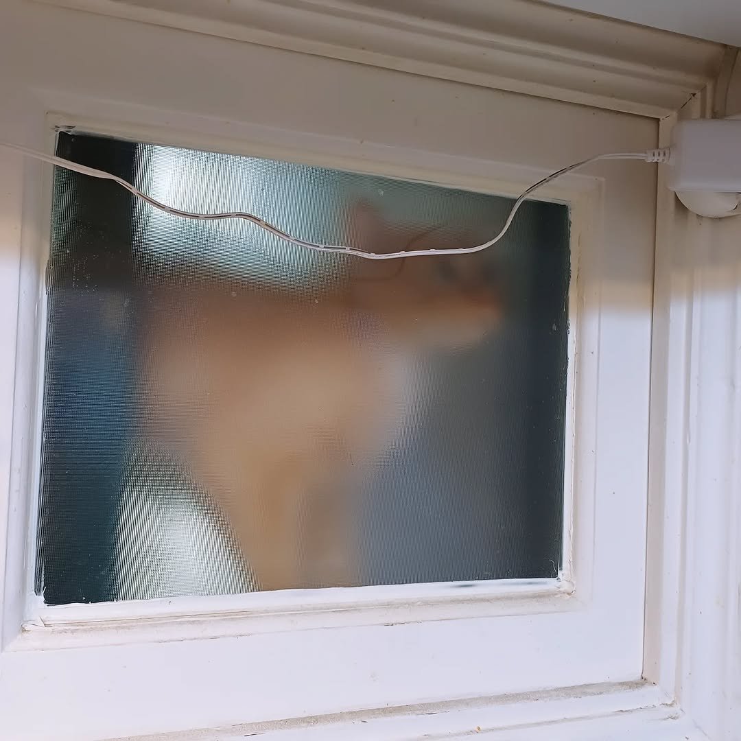 Photo by 이지냥냥 on September 26, 2025. May be an image of curtains, window and text.