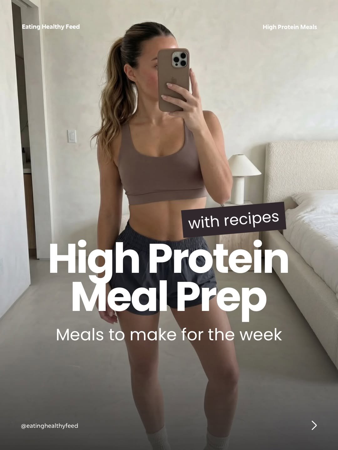 Photo shared by Eating Healthy Feed | Healthy Food & Lifestyle on March 27, 2026 tagging @realfoodritual. May be an image of text that says 'EatingHealthyFeed Eating Healthy Feed High HighProteinMeals Protein Meals 圖 with recipes High Protein Meal Prep Meals to make for the week @eatinghealthyfeed'.