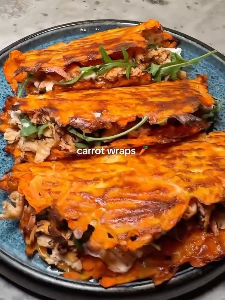 eatinghealthygram 게시물 이미지: High Protein Carrot Wraps 🥕🔥
(via...