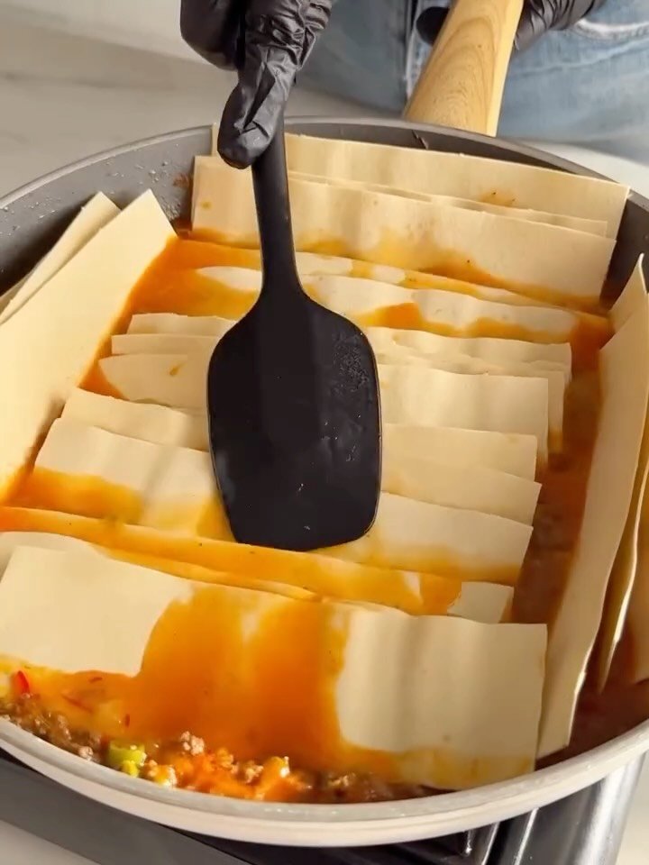 eatinghealthygram 게시물 이미지: One Pan Skillet Lasagna 🍝🔥 (via:...