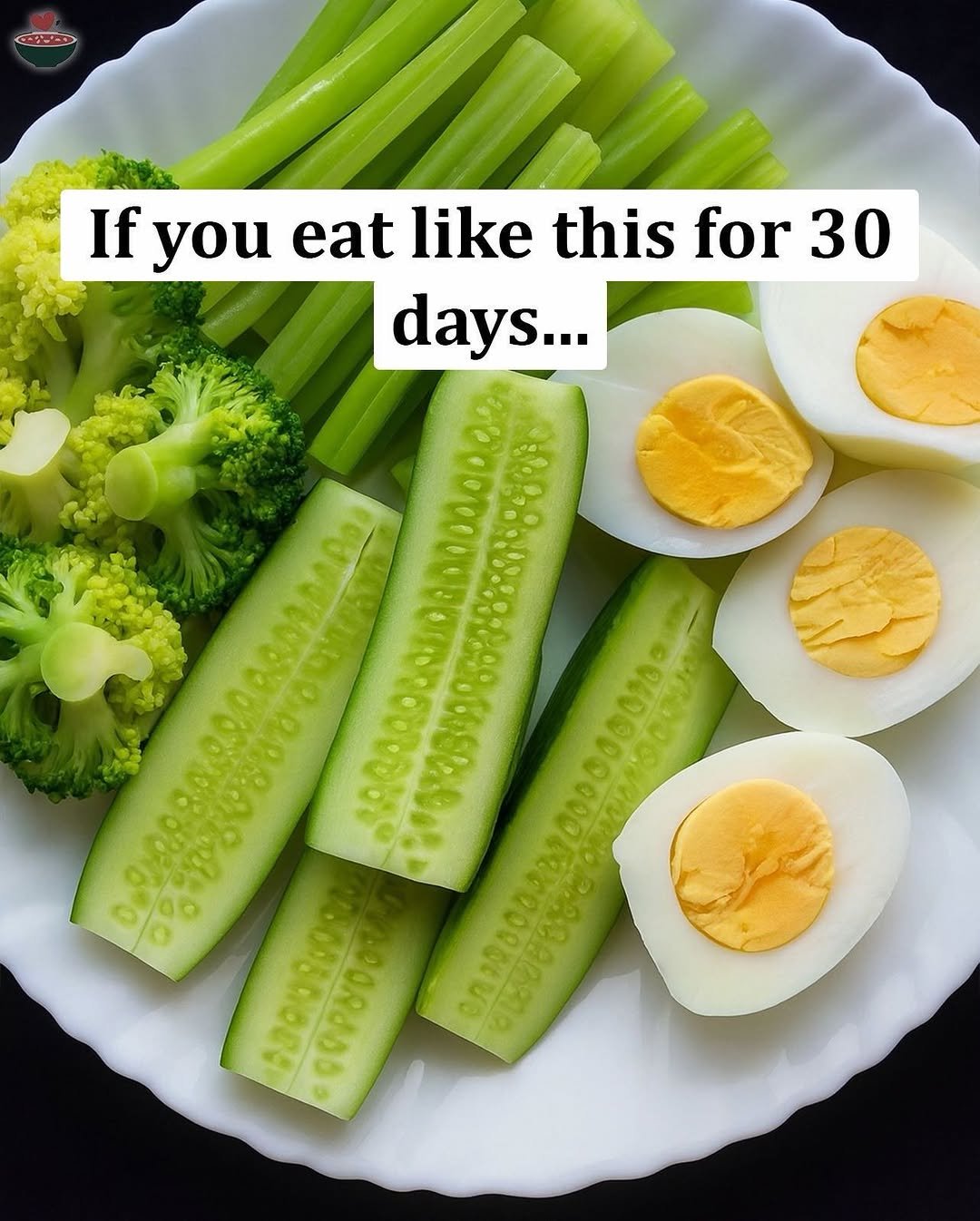 Photo by Healthy Eating on March 29, 2026. May be an image of cucumber, boiled egg and text.
