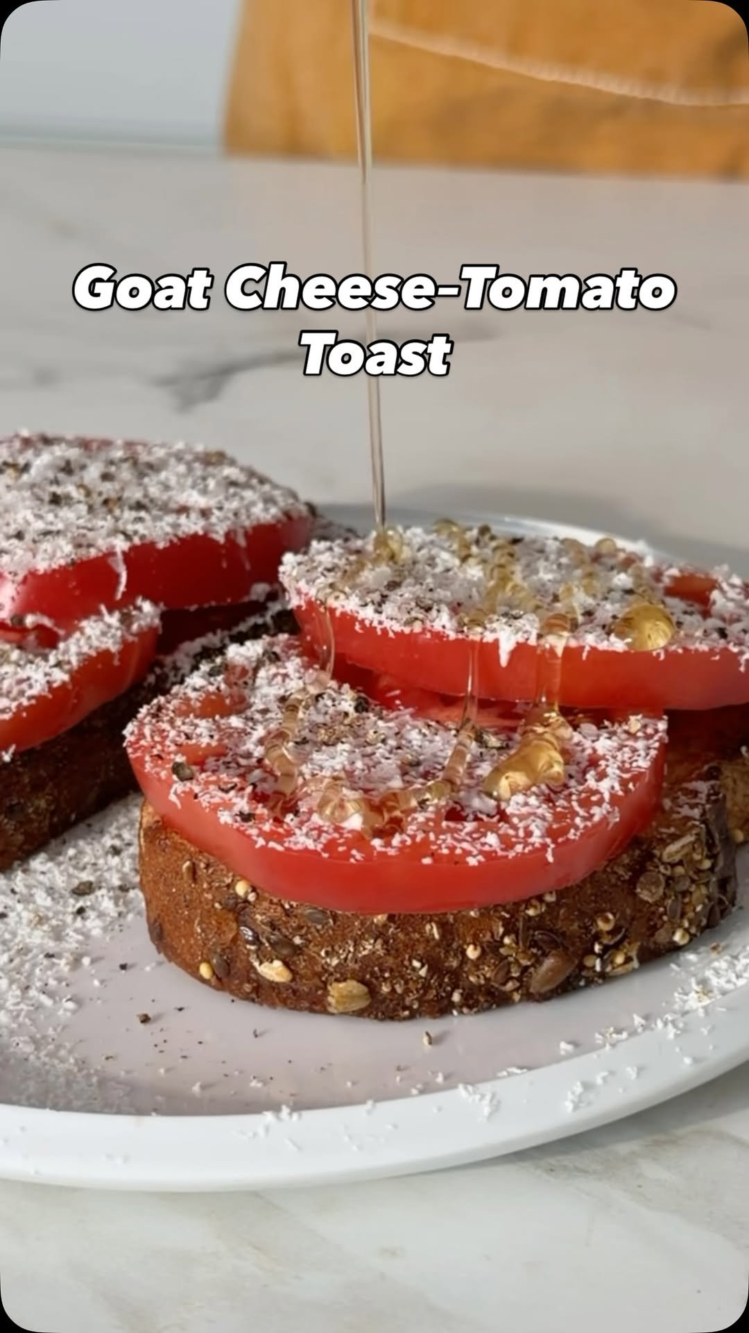 eatingwell 게시물 이미지: Whip up this goat cheese–tomato toast to enjoy...