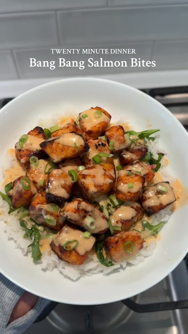 eatpayylove 게시물 이미지: 20 minute bang bang salmon bites...