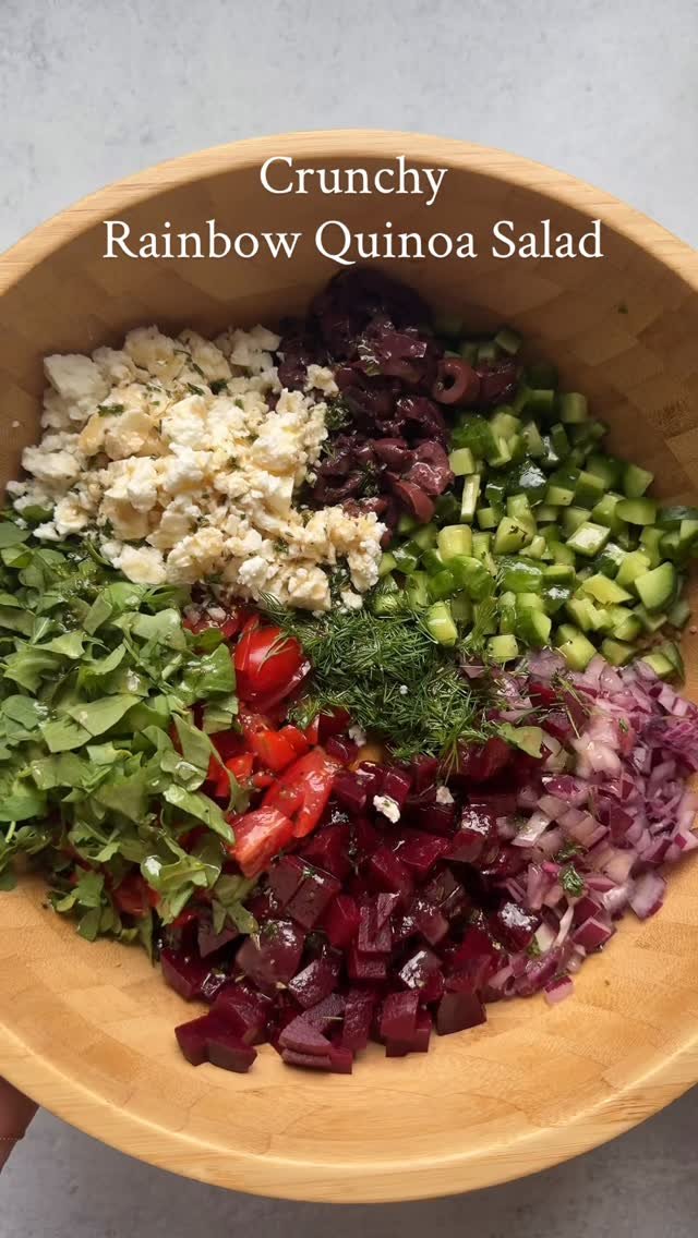 eatpayylove 게시물 이미지: Crunchy Rainbow Quinoa Salad😍

what you...