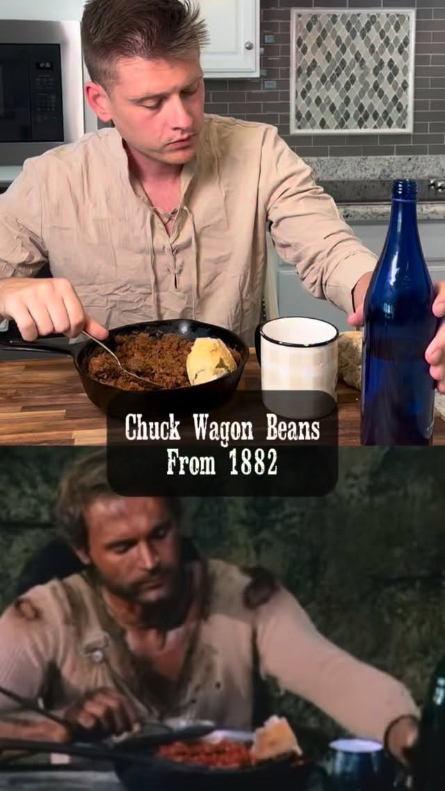 eatshistory 게시물 이미지: Chuck Wagon Beans from 1882- Reply “beans” for...