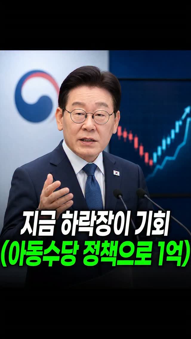 economy_god 게시물 이미지: ✔️ 지금 하락장이 기회 (아동수당 정책으로 1억) ✔️

2026년 아동수당...