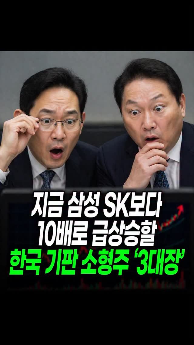 economy_god 게시물 이미지: ✔️지금 삼성 SK보다 10배는 더 급부상할 한국 기판 소형주 3대장✔️
👉팔로우...