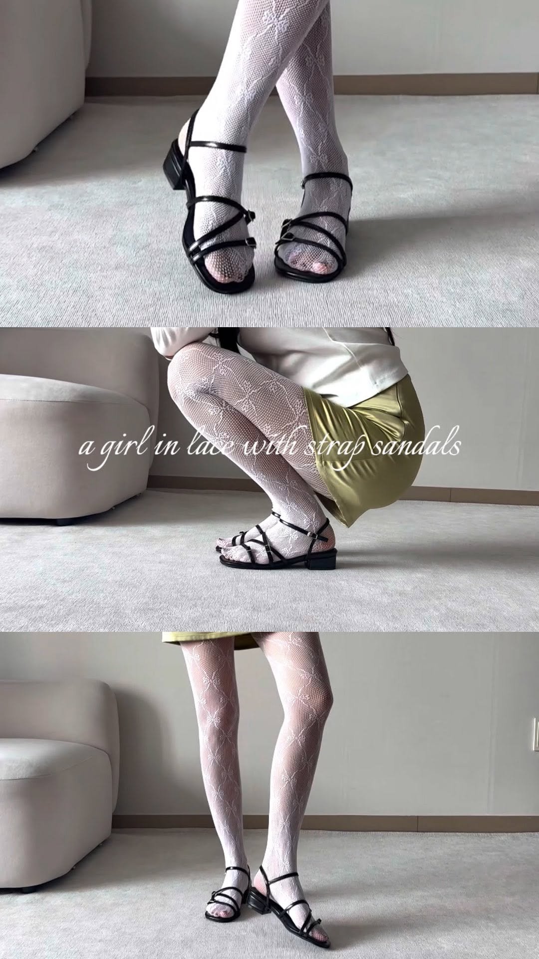 eiffel_classic 게시물 이미지: EMILIA strap sandals

레이스와 스트랩 샌들의 만남은 사랑이죠...