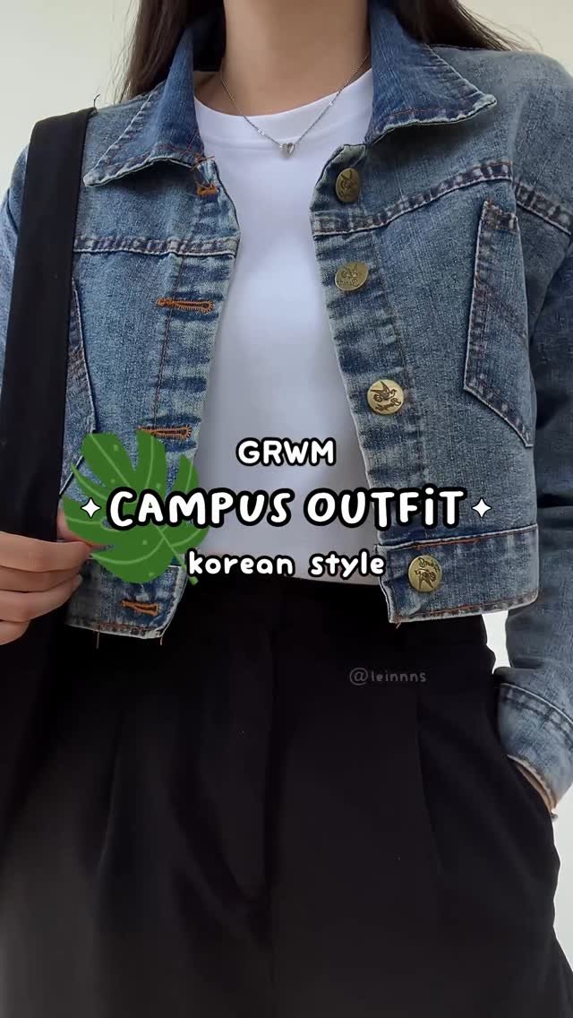 elainealethea 게시물 이미지: grwm: back to campus 📚💖 simple boyish street...