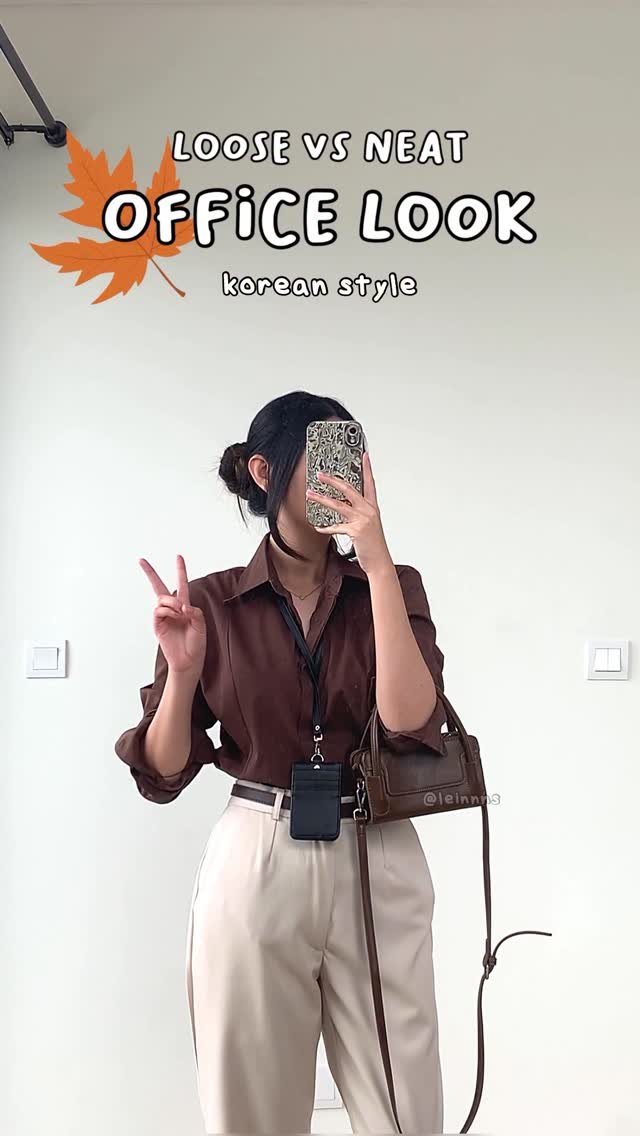 elainealethea 게시물 이미지: office look ideas, loose versus neat 💖✨ 2...