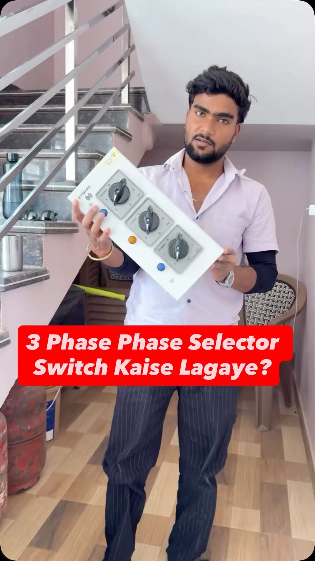 electrician_moleram 게시물 이미지: 3 Phase Phase Selector Switch Kaise Lagaye?...