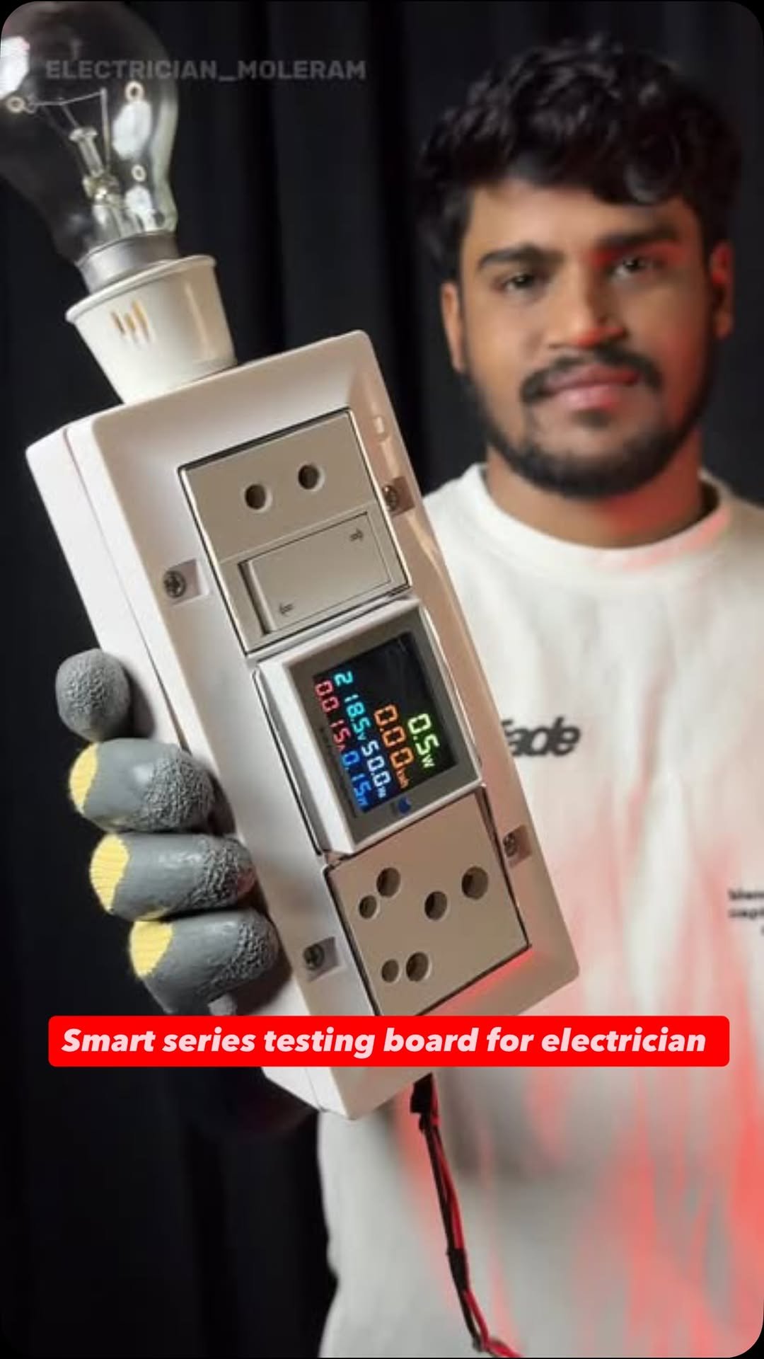 electrician_moleram 게시물 이미지: Smart series testing board for electrician...