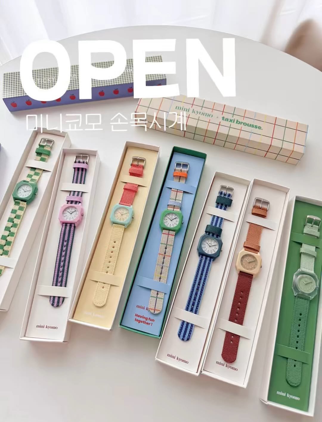 elmom_irang 게시물 이미지: [공구오픈] 미니쿄모 어린이 손목시계⌚️🩵

미니쿄모는
아이들이 부담 없이 차기...