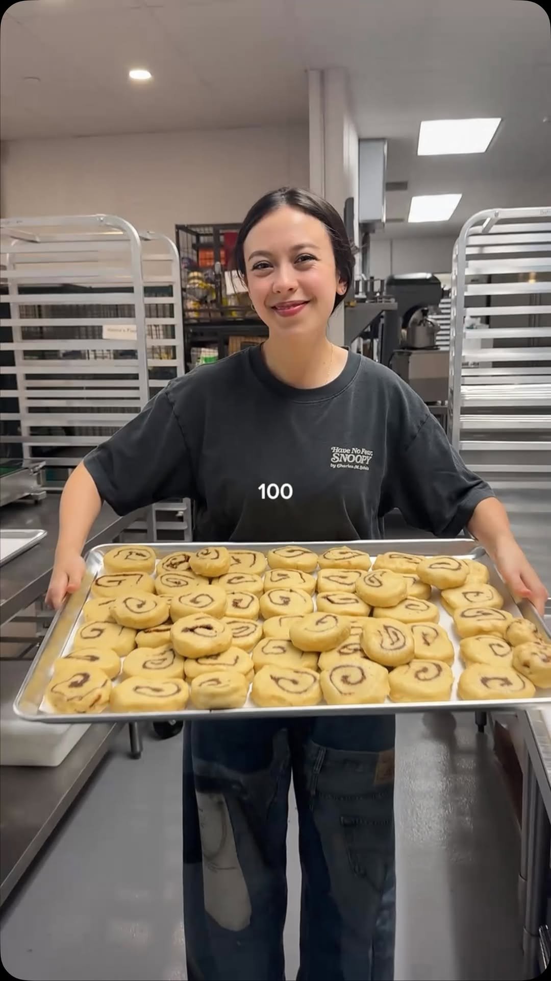 emijujuu 게시물 이미지: testing my cinnamon roll snickerdoodle cookies...