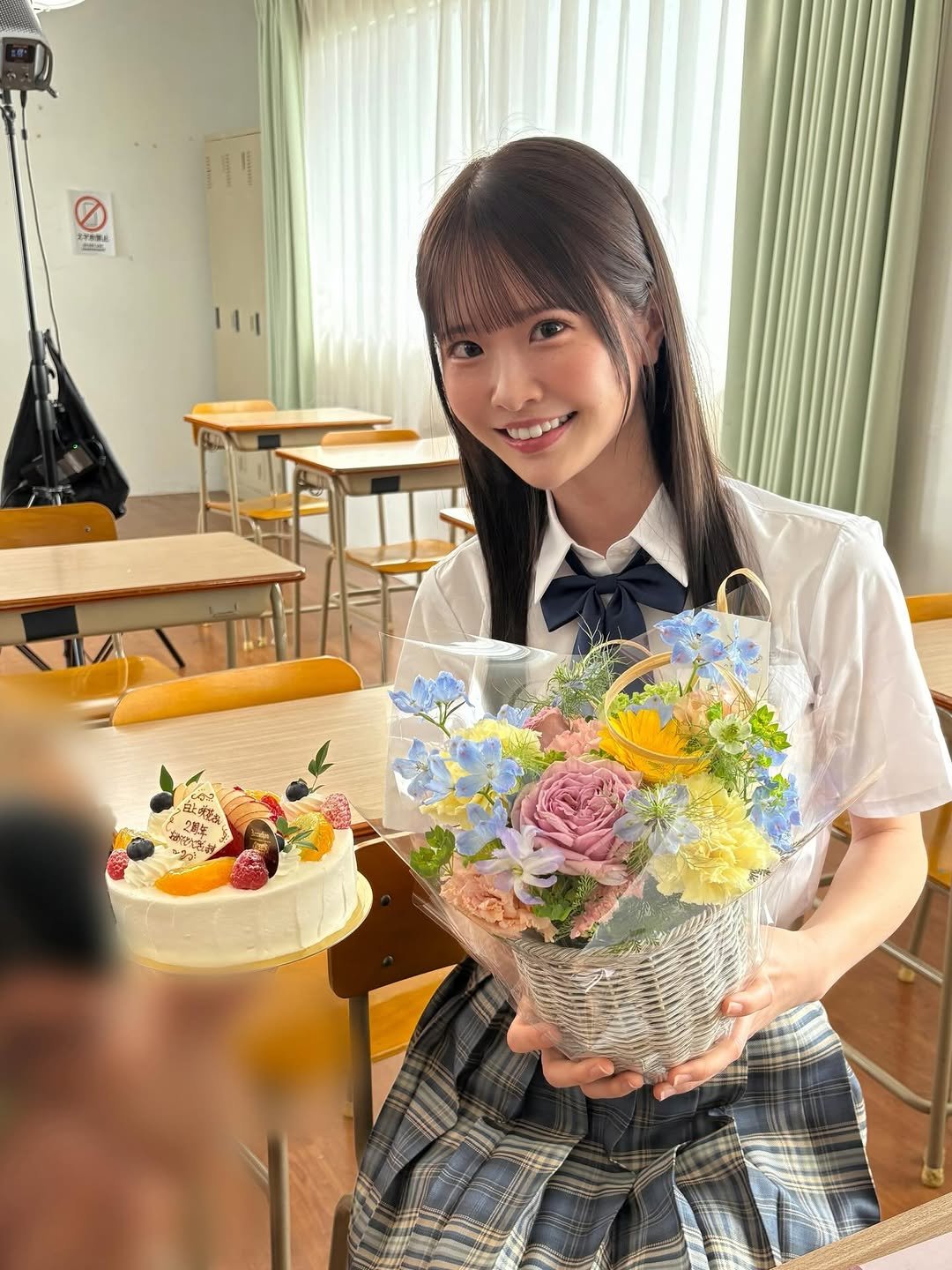 Photo by 白上咲花 on April 17, 2026. May be an image of prairie gentian and text.