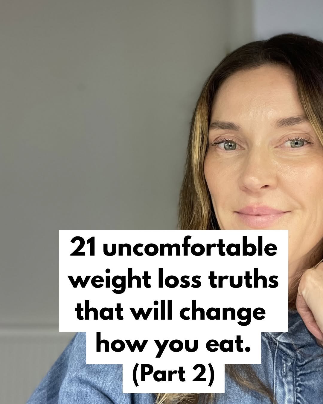 Photo by Nutritionist | 30:30:30 method on April 22, 2026. May be an image of text that says '21 uncomfortable weight loss truths that will change how you eat. (Part 2)'.