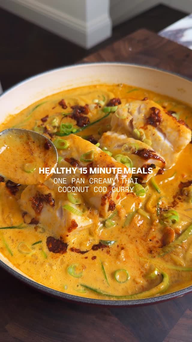 emthenutritionist 게시물 이미지: 15 MINUTE CREAMY THAI COCONUT COD...