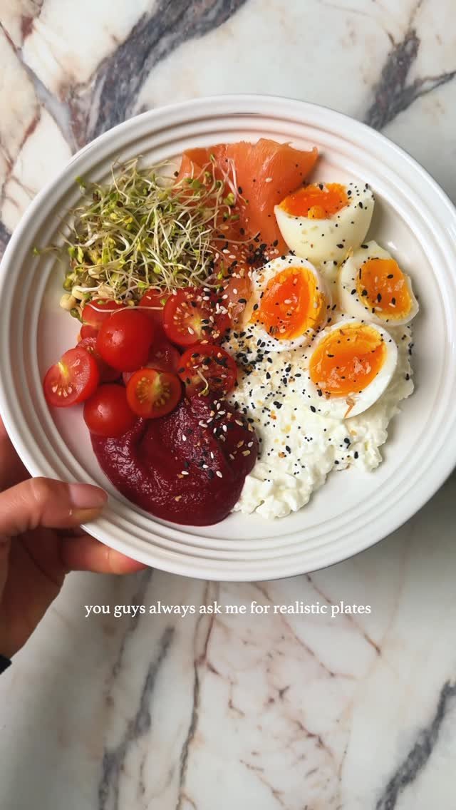emthenutritionist 게시물 이미지: Plate up my post-gym breakfast as a...