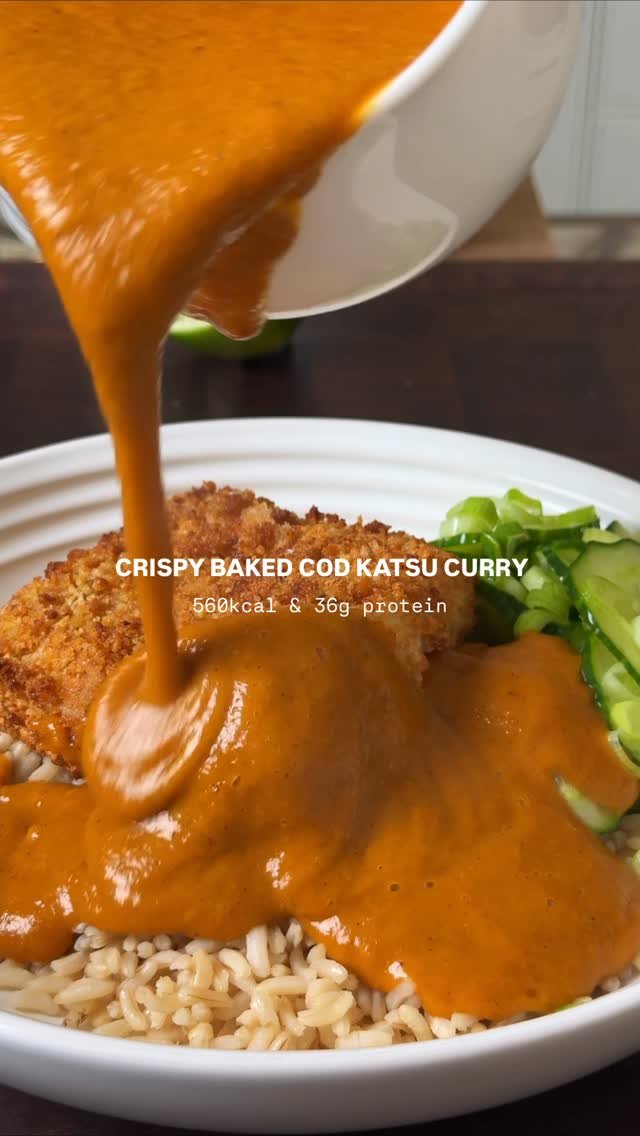 emthenutritionist 게시물 이미지: CRISPY BAKED COD KATSU CURRY 

I love a katsu...