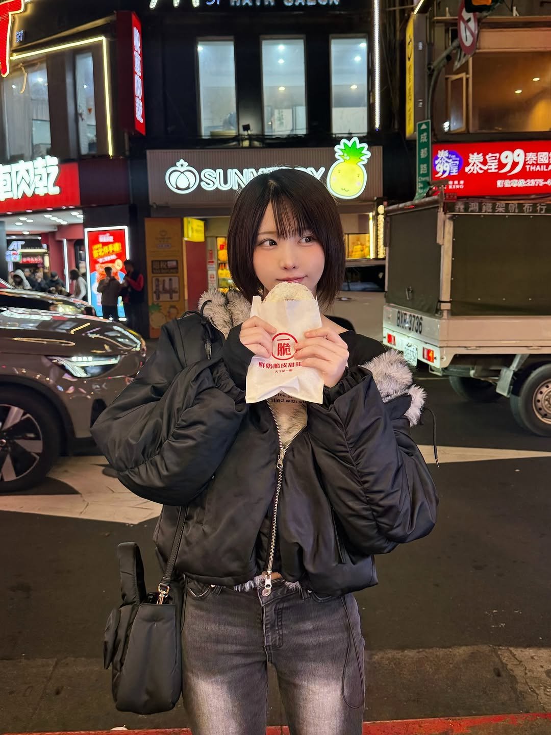 Photo by えなこ(Enako) on February 09, 2026. May be an image of parka and text.