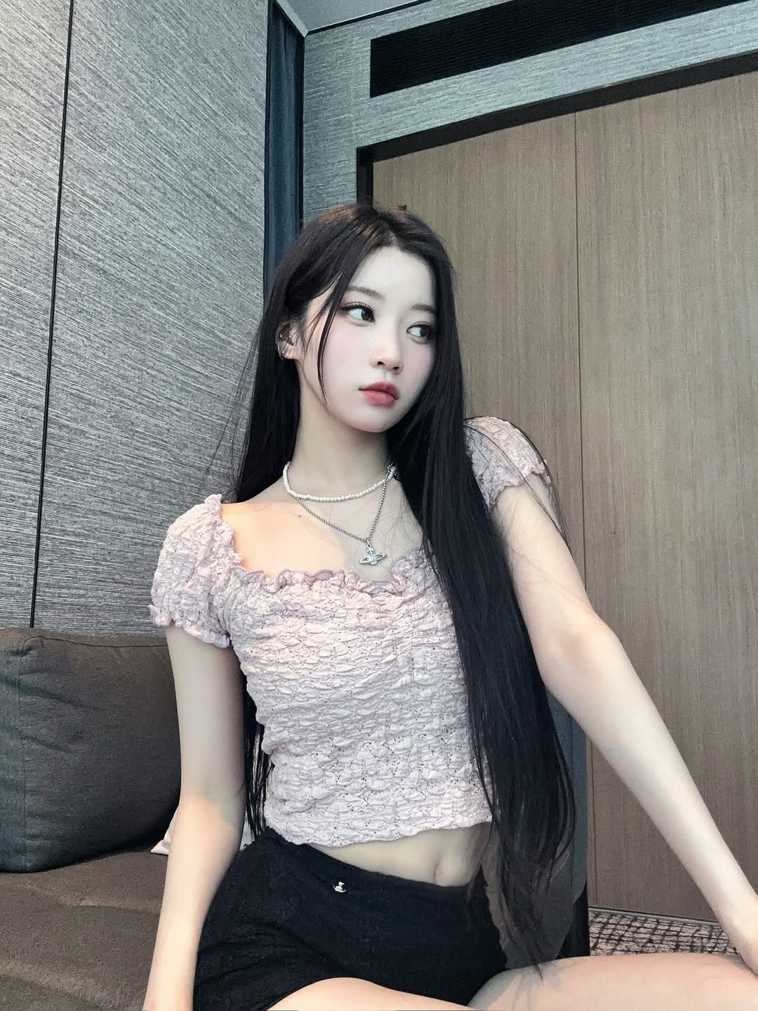 Photo by ENAMI ASA on November 29, 2025. May be an image of one or more people, hair, top and text.