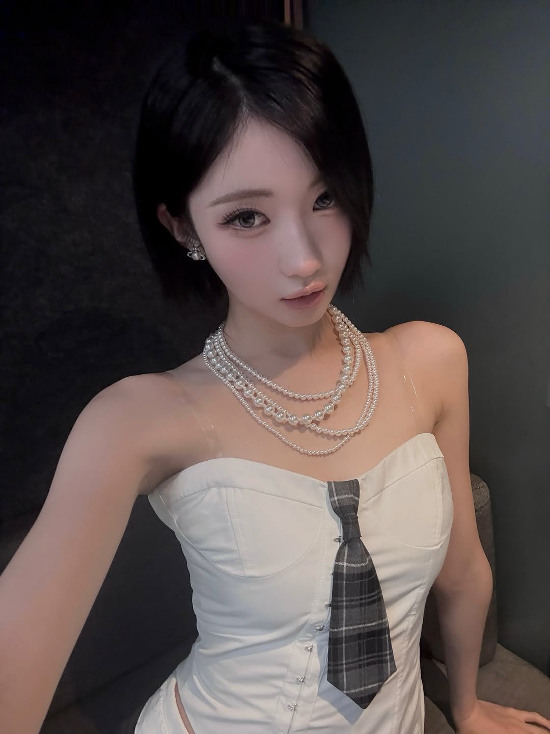 Photo by ENAMI ASA on November 04, 2025. May be an image of one or more people, hair, dress and text.