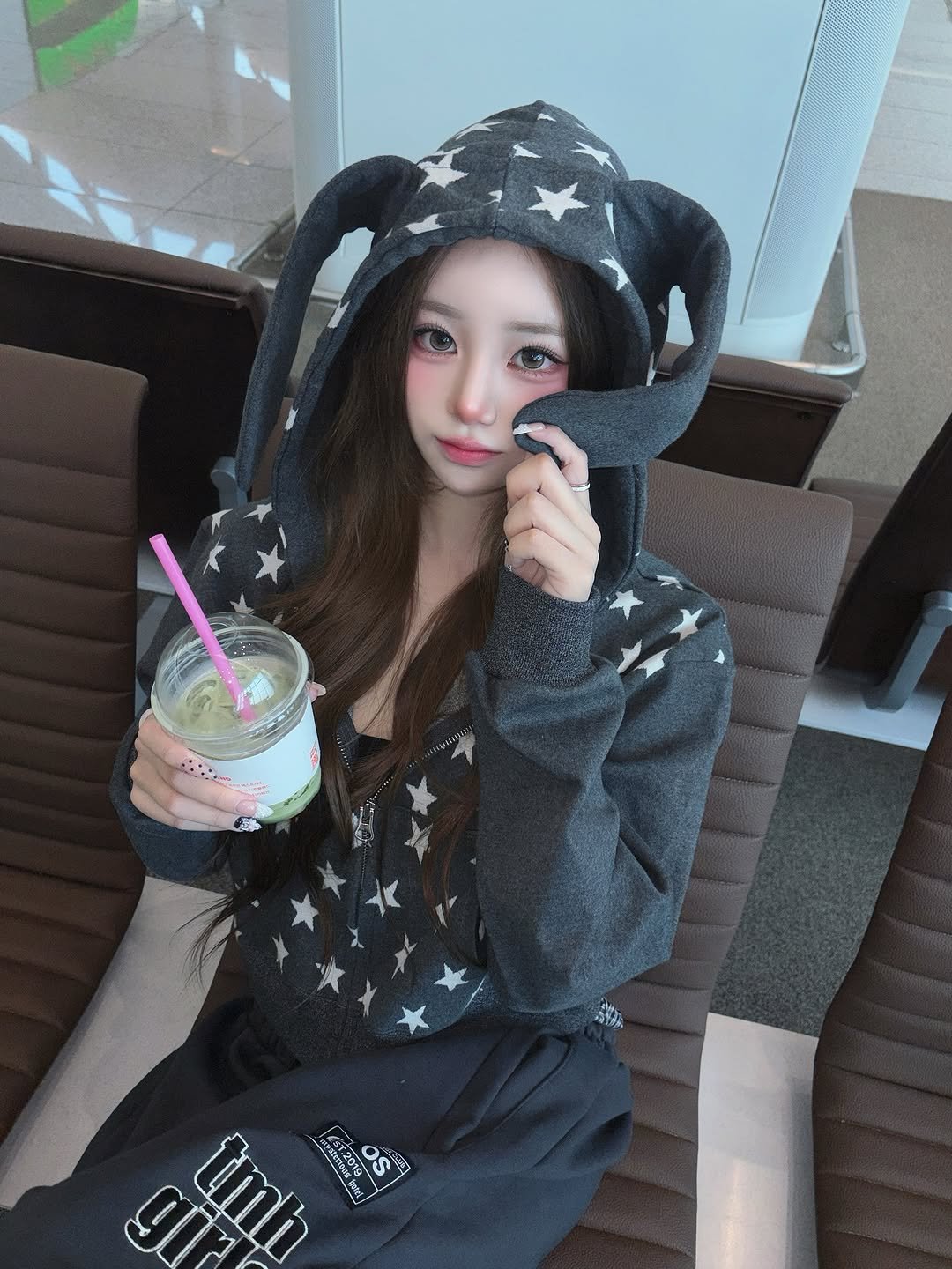 Photo shared by SUJIN ♥ on November 02, 2025 tagging @themysterioushotel_official, and @yegg.kr. May be an image of one or more people, hair, bath robe, costume and text.