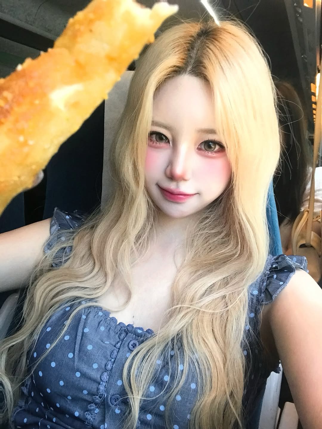 Photo by SUJIN ♥ on August 08, 2025. May be an image of 1 person, hair and text.