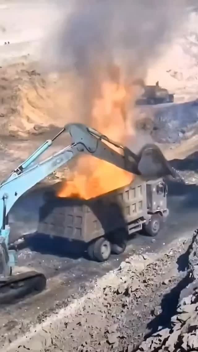 engineer_constructions 게시물 이미지: Hardwork with excavators in construction...