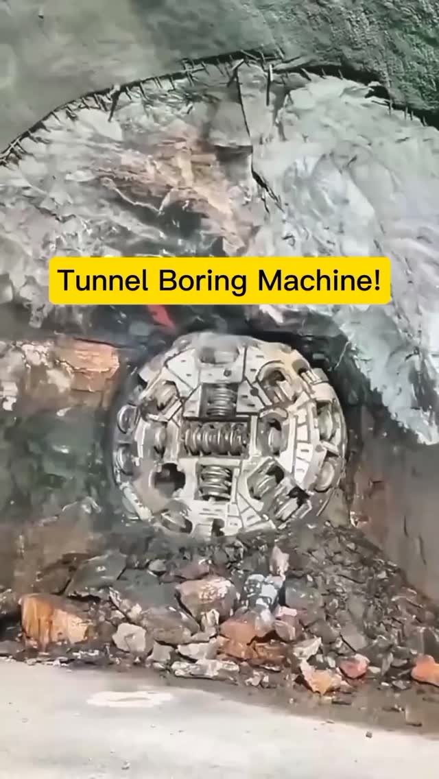 engineer_constructions 게시물 이미지: Tunnel boring machine frequently used in large...