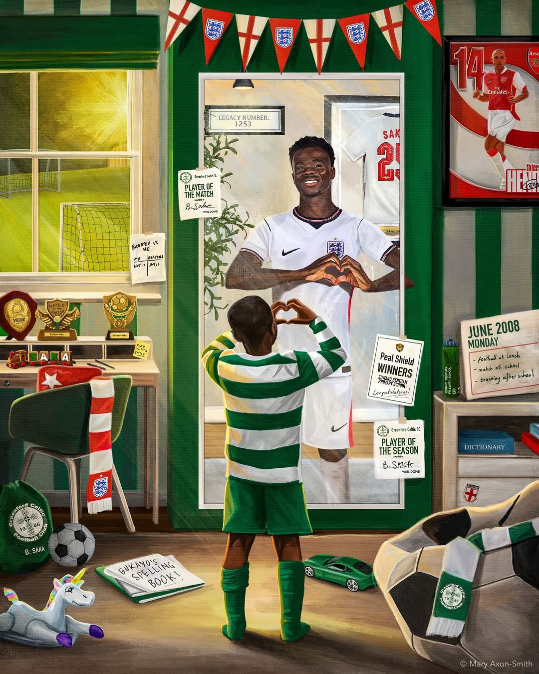 england 게시물 이미지: Greenford raised its own star, @bukayosaka87...